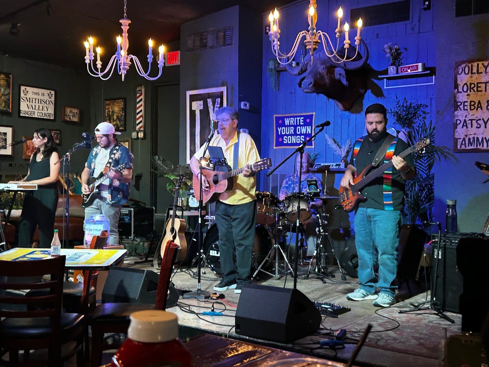 Blacky V performing live