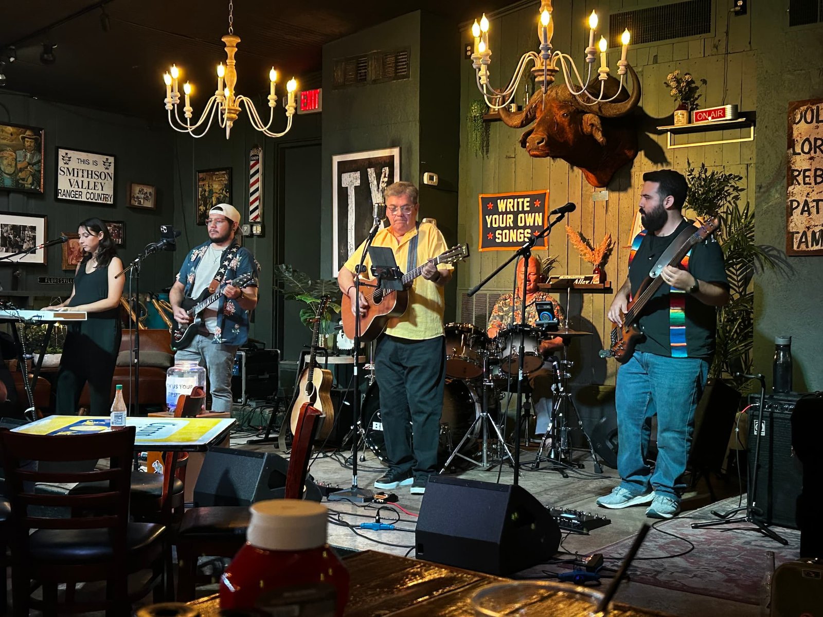 Blacky V performing live